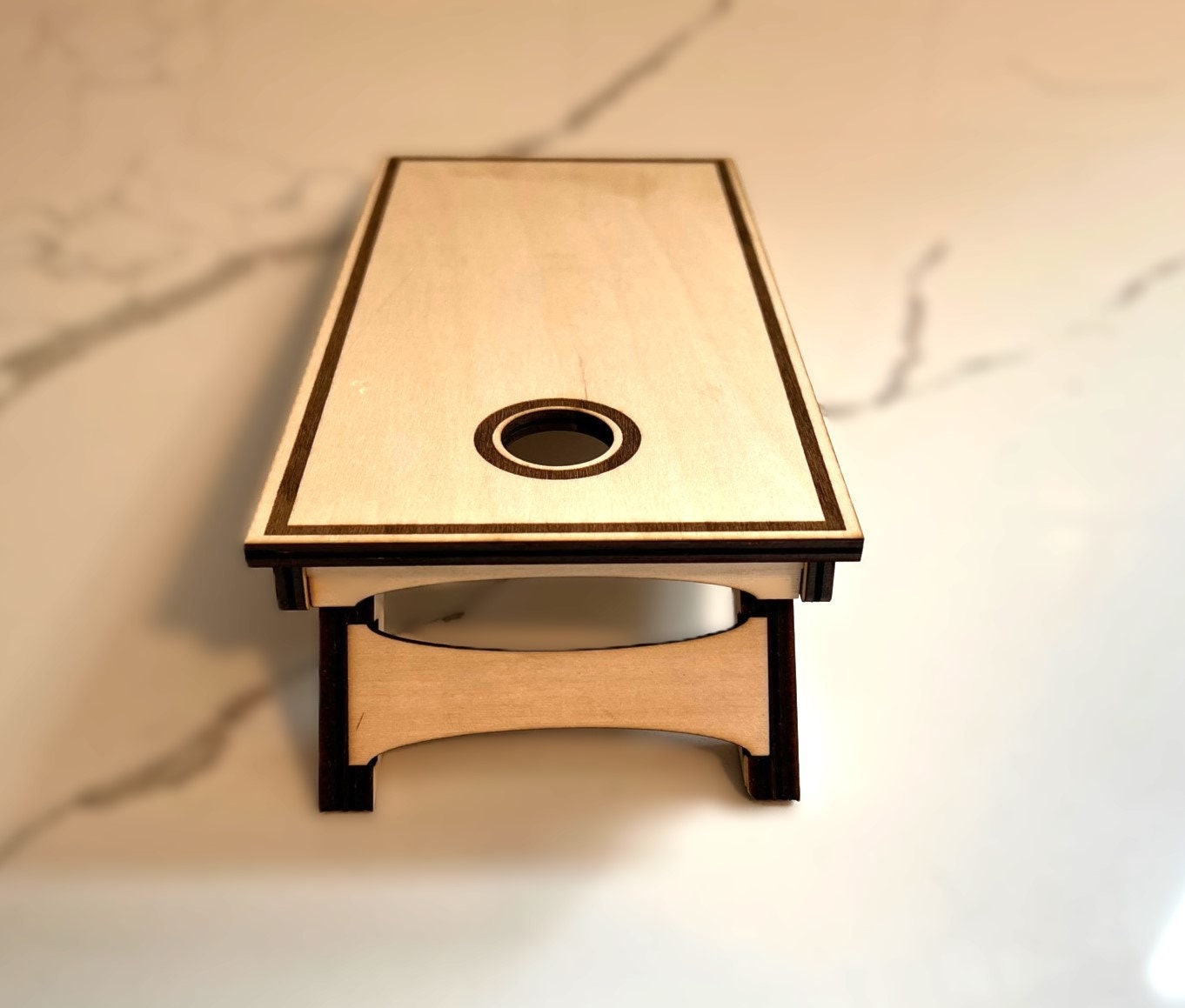 Miniature Cornhole Board Trophy - Perfect for Cornhole Champions!